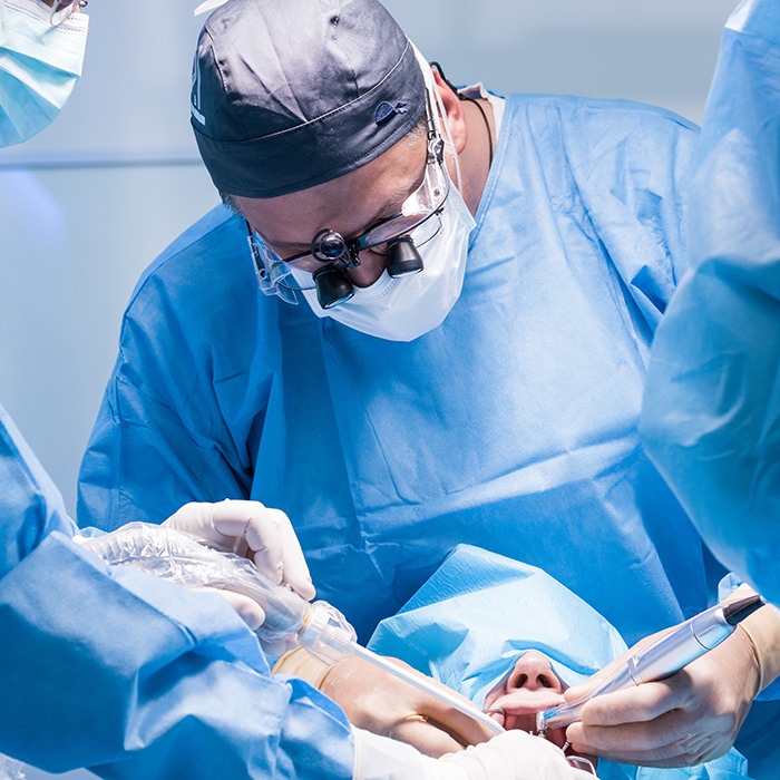 Implant dentures require a dental implant surgery