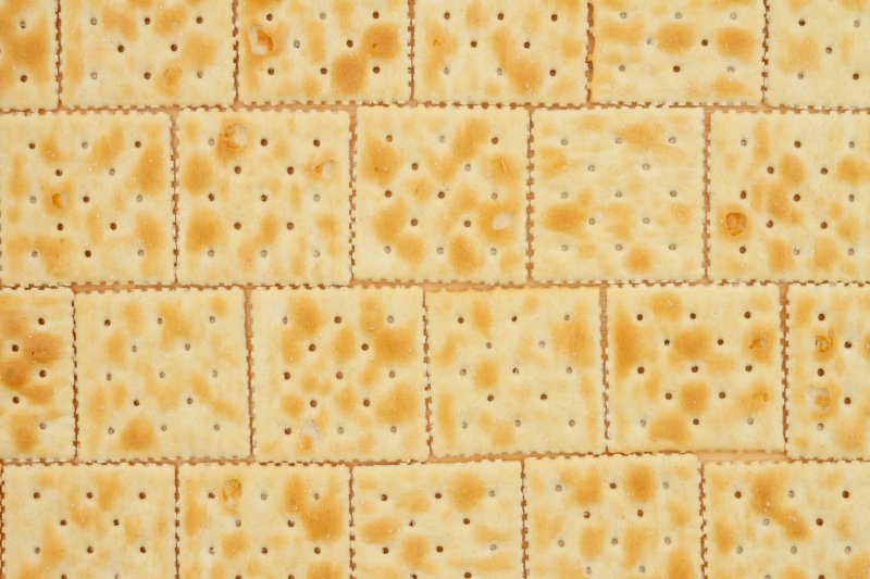 several saltine crackers